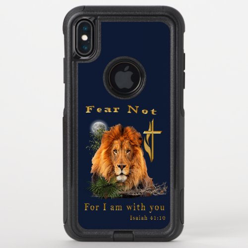 Fear not for I am with thee Christian phone case