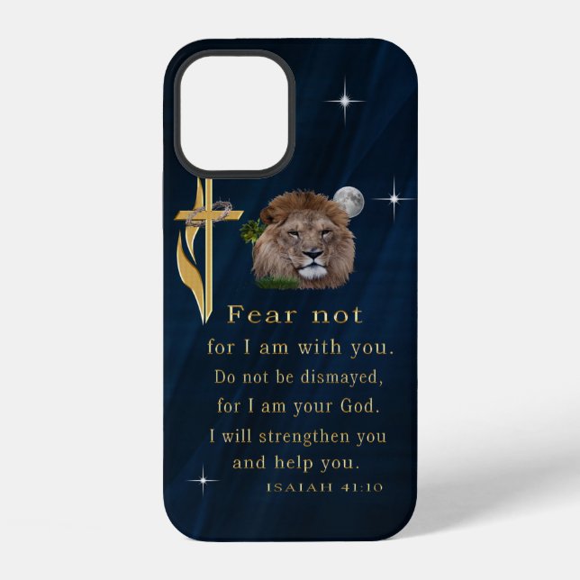 Fear not for I am with thee Iphone Case (Back)