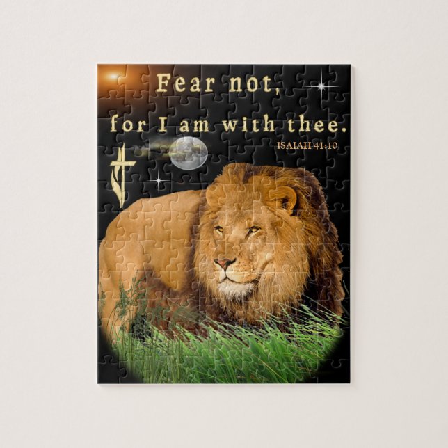 Fear Not for I am with thee Jigsaw Puzzle (Vertical)