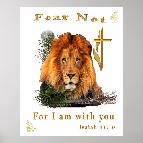 Fear not for I am with Thee Poster