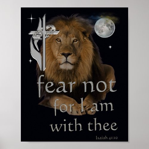Fear not for I am with thee Poster