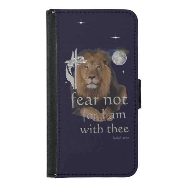 Fear not for I am with thee Samsung Galaxy Wallet Case (Front)
