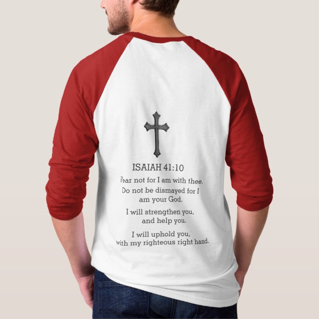 Fear not for I am with thee T-Shirt (Back)