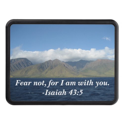 Fear Not For I Am With You Bible Verse Christian Hitch Cover