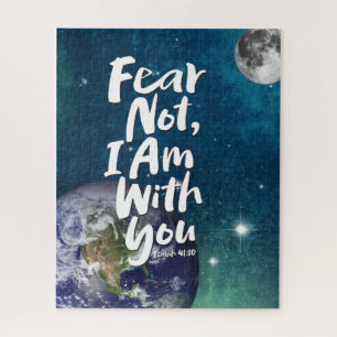 FEAR NOT, I AM with you Christian - Isaiah 41:10 Jigsaw Puzzle