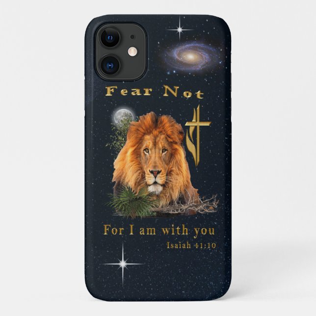 Fear not Isaiah 41:10 Case-Mate iPhone Case (Back)