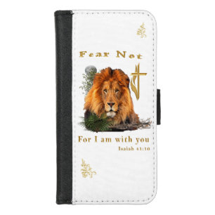 Fear not Isaiah 41:10 iPhone 8/7 Wallet Case