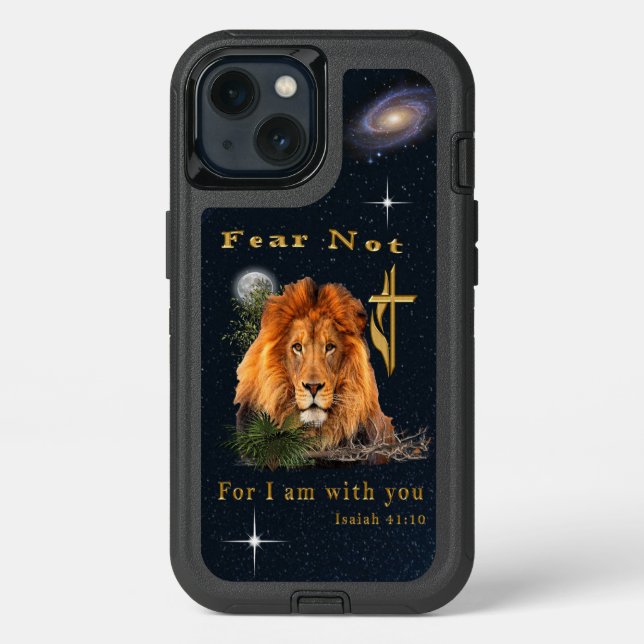 Fear not Isaiah 41:10 Otterbox iPhone Case (Back)