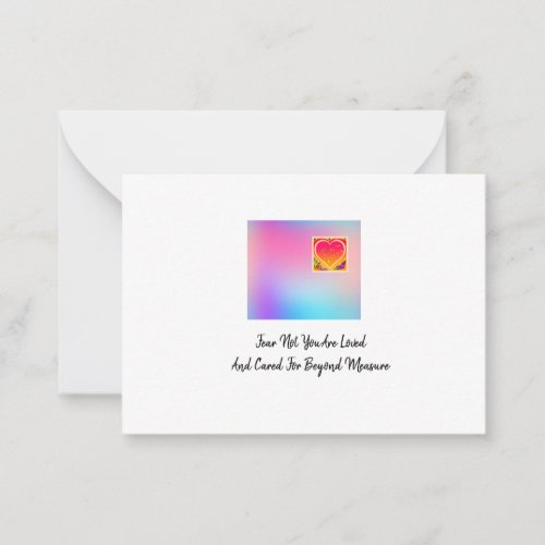 Fear Not You Are Loved Beyond Measure Note Card