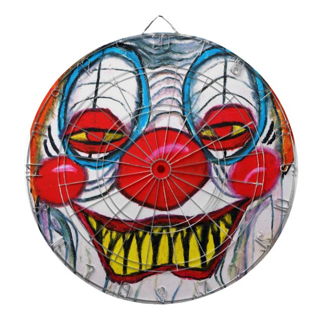 FEAR OF A CLOWN dart board (Front)