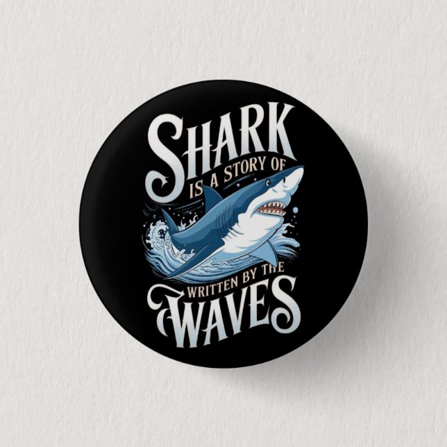 Fear of the Deep Ocean Button (Front)