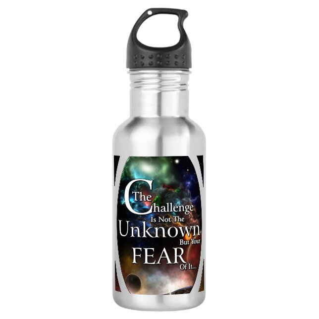 Fear Of The Unknown Stainless Steel Water Bottle (Front)