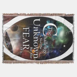 Fear Of The Unknown Throw Blanket