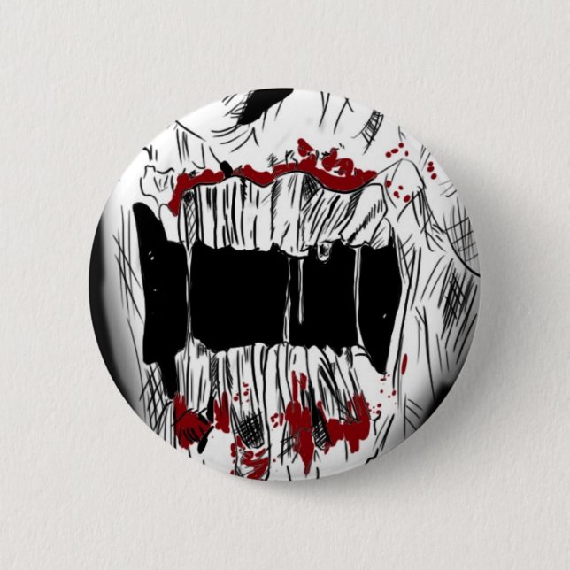 fear pinback button (Front)