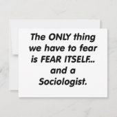 fear sociologist (Front)