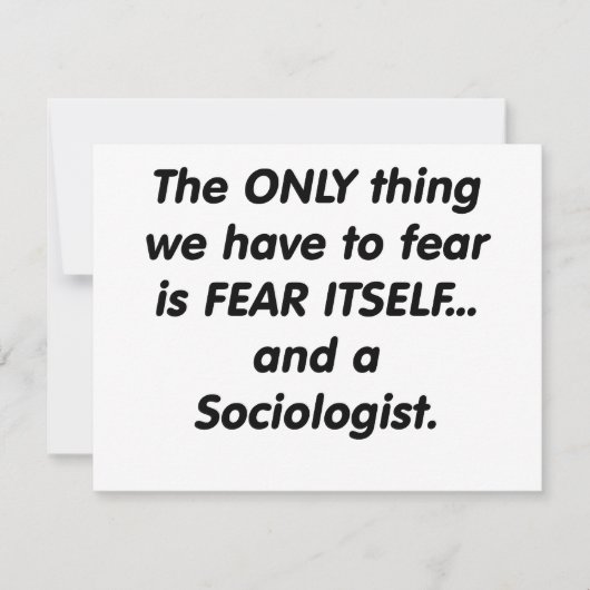 fear sociologist (Front)