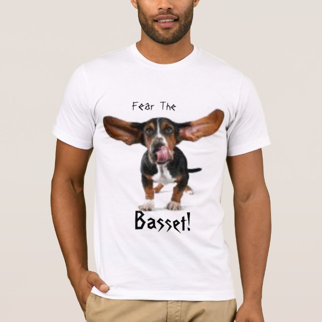 Fear The Basset T-Shirt (Front)