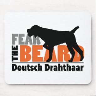Fear the Beard - Deutsch Drahthaar Mouse Pad