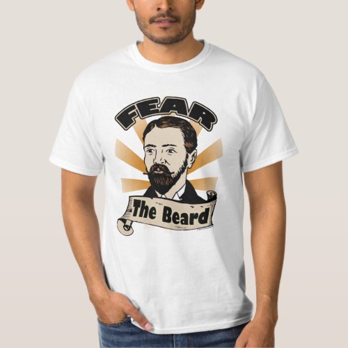 Fear the Beard Funny Mustache T_Shirt