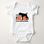Fear The Beard - German Wirehaired Pointer Baby Bodysuit at Zazzle