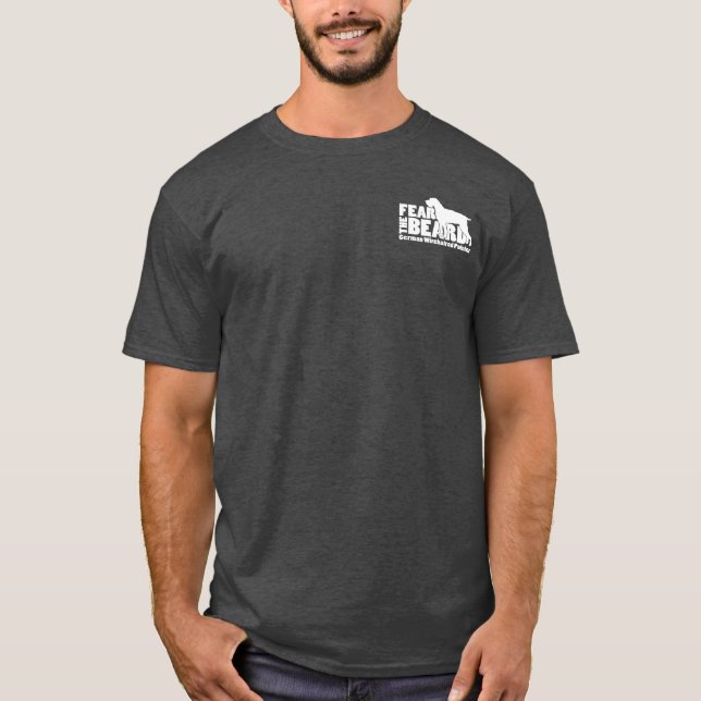 Fear the Beard - German Wirehaired Pointer T-Shirt (Front)
