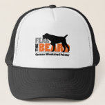 Fear The Beard - German Wirehaired Pointer Trucker Hat at Zazzle