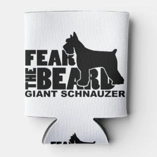 Fear the Beard - Giant Schnauzer Can Cooler