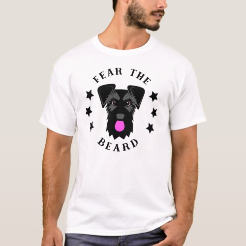 Fear the Beard Giant Schnauzer T_Shirt