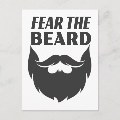 Fear the Beard Postcard