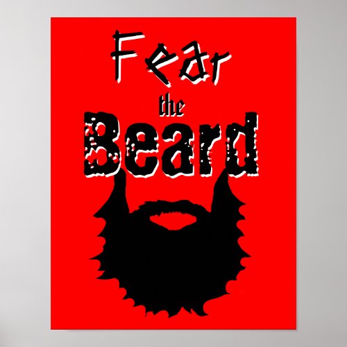 Fear The Beard Poster