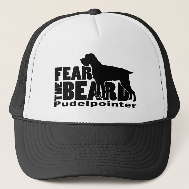 Fear the Beard - Pudelpointer Gear Trucker Hat (Front)