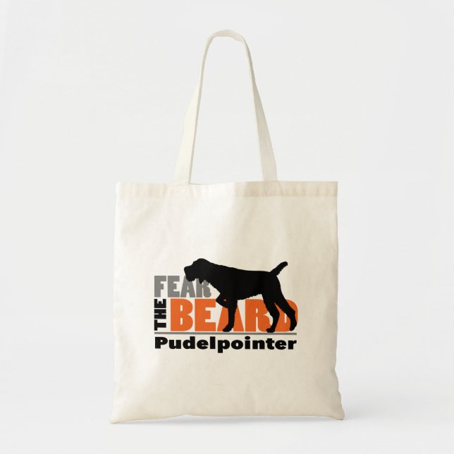 Fear the Beard - Pudelpointer Tote Bag (Front)