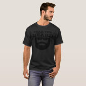 Fear the beard tee shirt | Zazzle