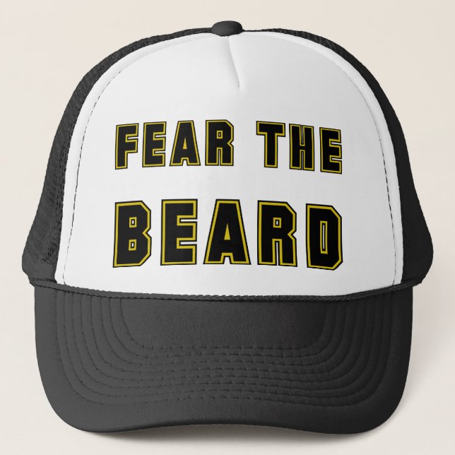 FEAR THE BEARD TRUCKER HAT (Front)