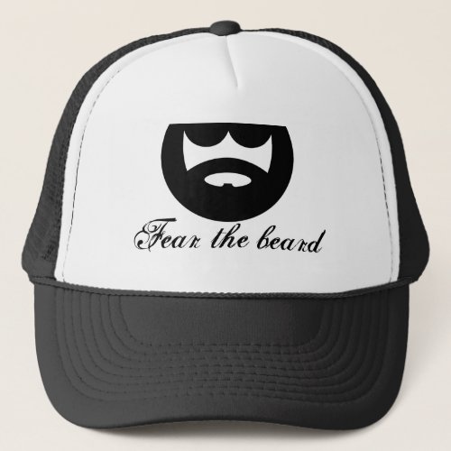Fear the beard trucker hat for men