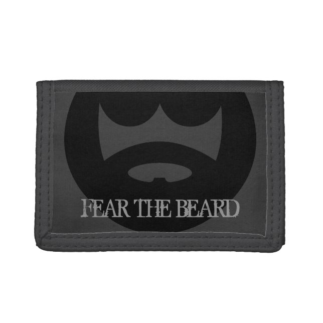 Fear the beard wallet for men (Front)