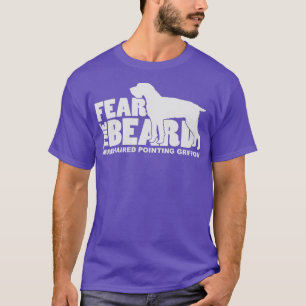 Fear the Beard Wirehaired Pointing Griffon Dog T-Shirt