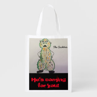 Fear the Cocktus Reusable Grocery Bag
