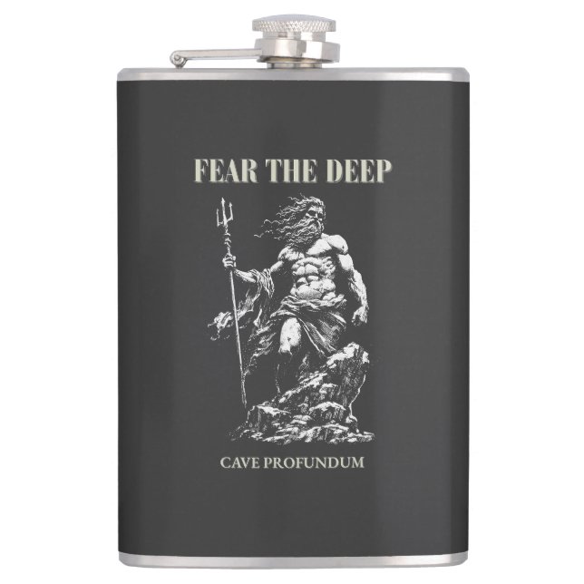 Fear the Deep – Poseidon Mythic  Flask (Front)