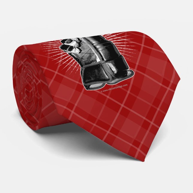 Fear The Face Wash (Hockey) Neck Tie (Rolled)