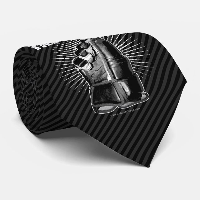 Fear The Face Wash (Hockey) Neck Tie (Rolled)