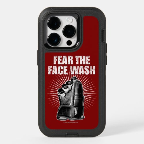 Fear The Face Wash hockey OtterBox iPhone 14 Pro Case