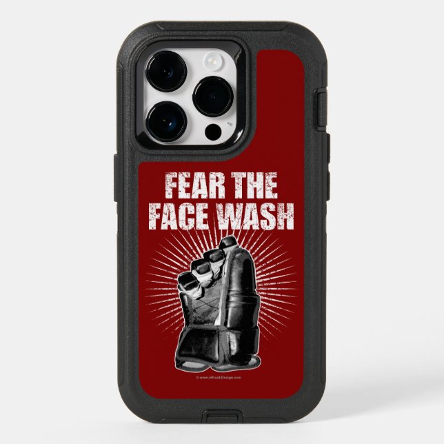 Fear The Face Wash (hockey) Otterbox iPhone Case (Back)