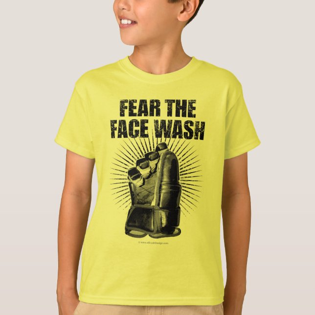 Fear The Face Wash (Hockey) T-Shirt (Front)