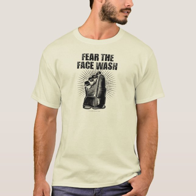 Fear The Face Wash (Hockey) T-Shirt (Front)