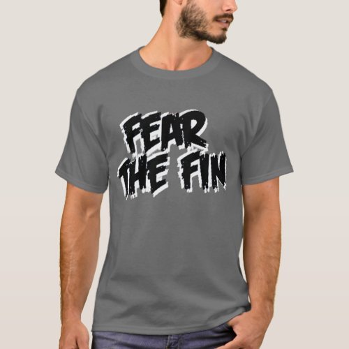Fear the Fin Black Shirt