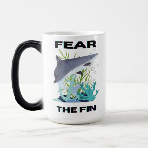 fear the fin shark color morph mug
