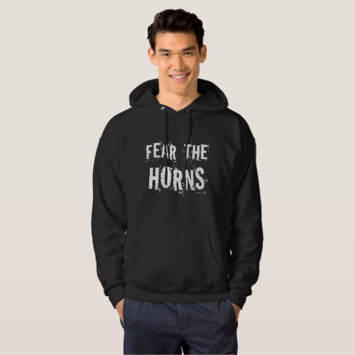Fear The Horns Funny French Horn Hoodie