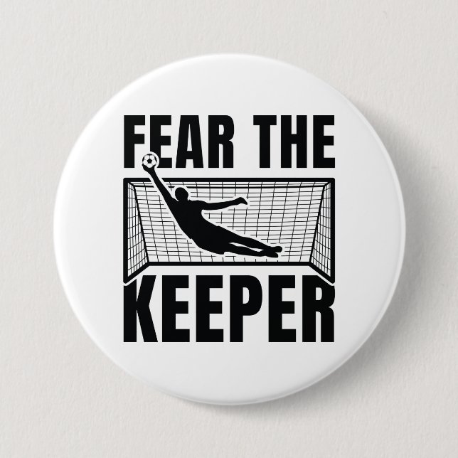 Fear The Keeper Button (Front)