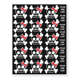 FEAR THE LEO! Temporary Tattoos